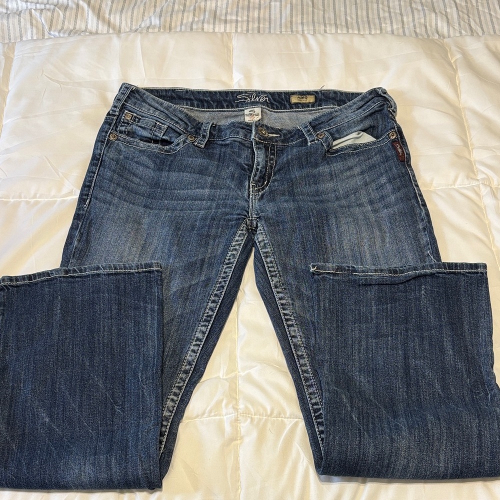 Silver Jeans Women's Dark Blue Boot Cut Jeans